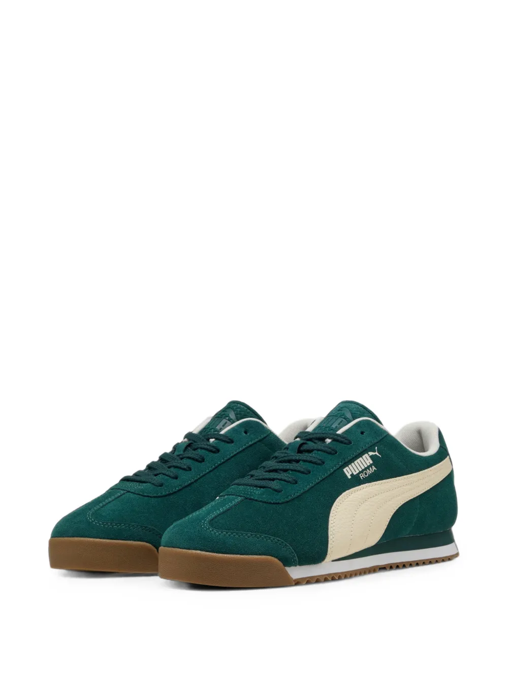 PUMA Roma suede trainers Groen