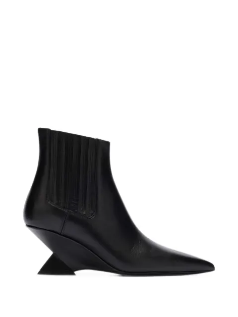 The Attico Cheope wedge-heel ankle boots