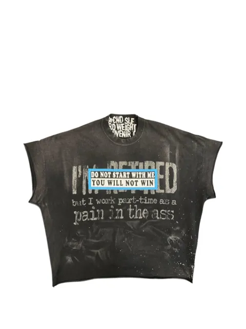 SECND SLF Part Time Guiltee graphic-print boxy T-shirt
