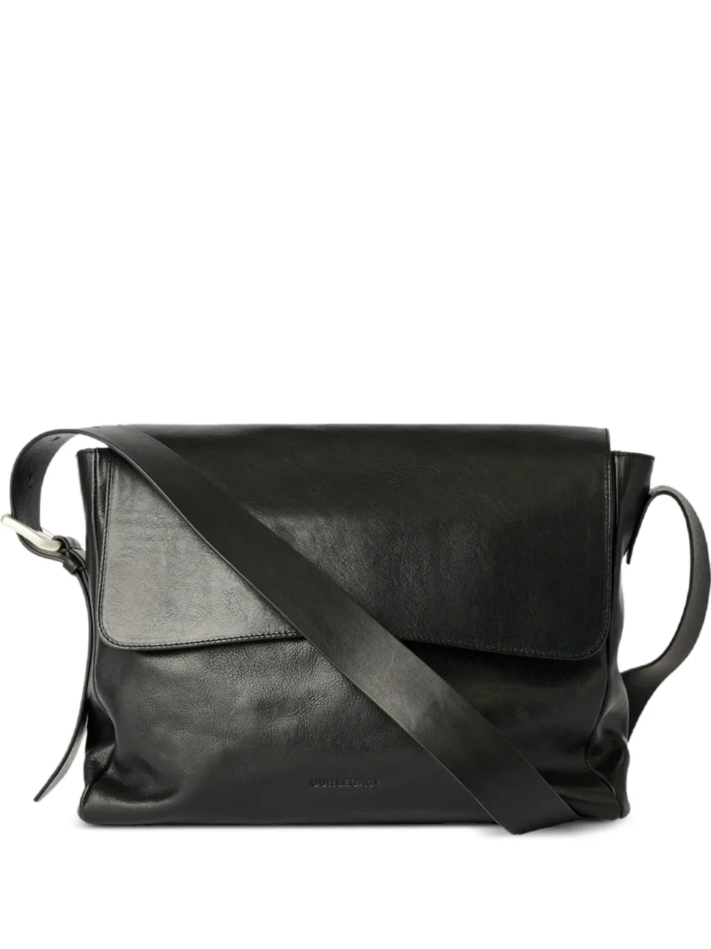 OUR LEGACY large Piston leather shoulder bag