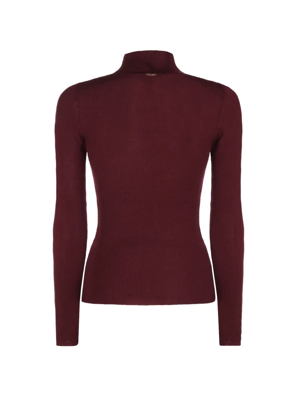 TWINSET ribbed-knit roll-neck sweater Rood
