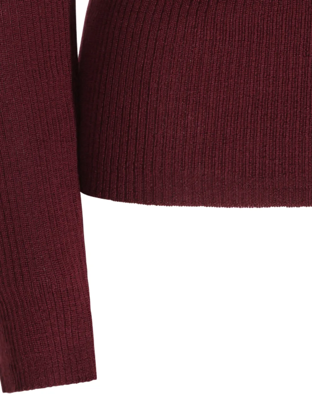 TWINSET ribbed-knit roll-neck sweater Rood