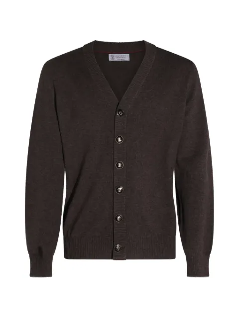 Brunello Cucinelli V-neck button-up cardigan