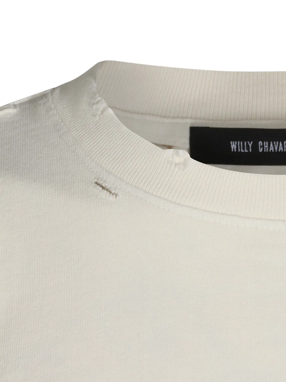 Willy Chavarria T-shirt met print Wit