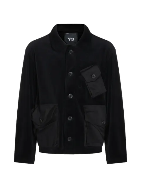 Y-3 panelled multi-pocket shirt jacket