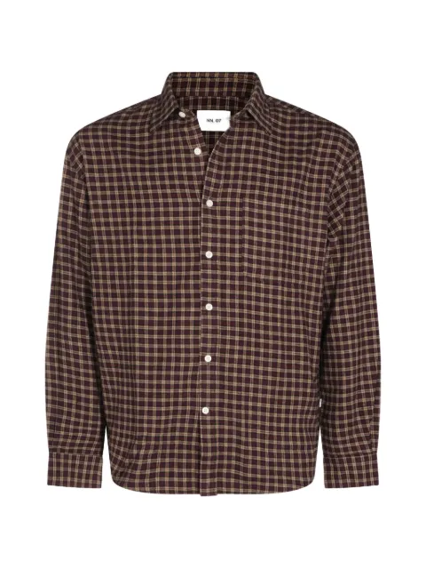 NN07 Deon check-pattern shirt