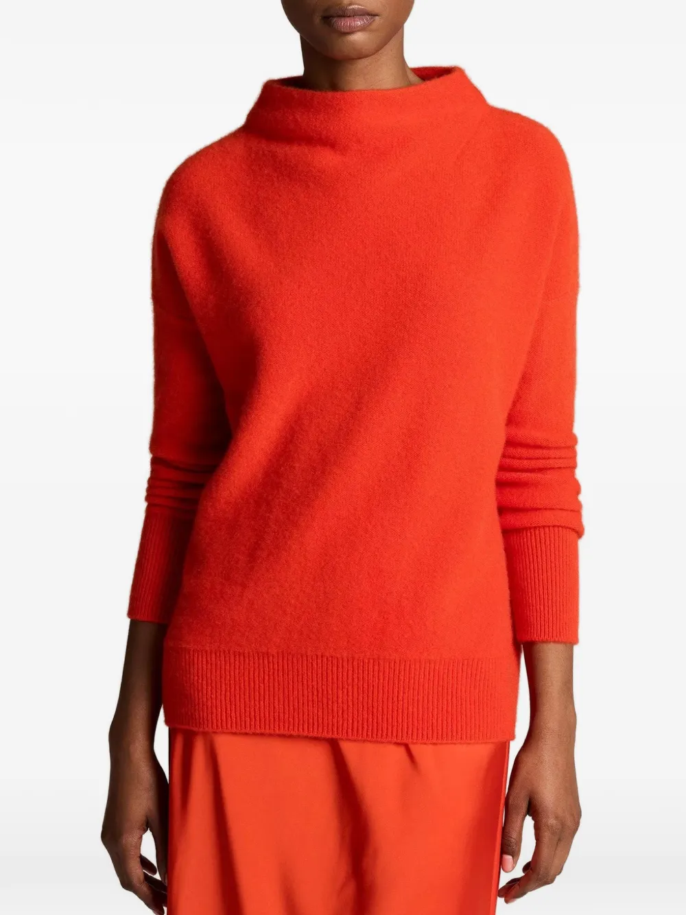 Vince boiled funnel-neck sweater