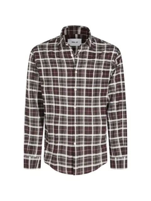 NN07 Deon check-print shirt