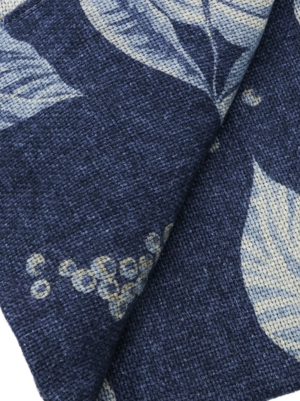 Altea Sjaal met bloemenprint Blauw