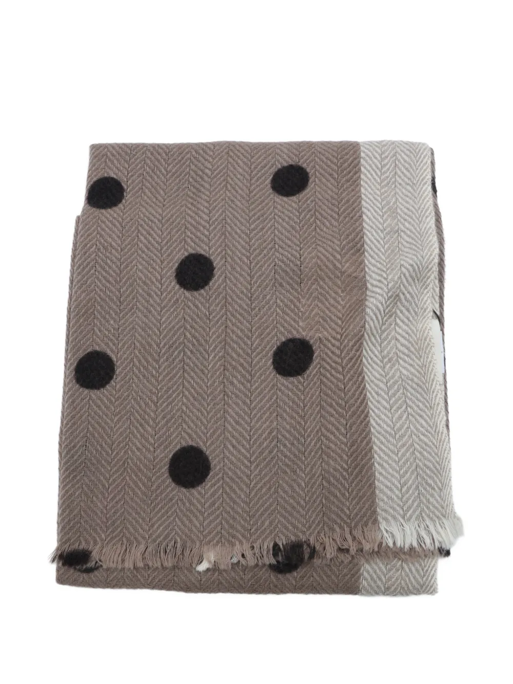 Altea Polka-dot Scarf In Brown