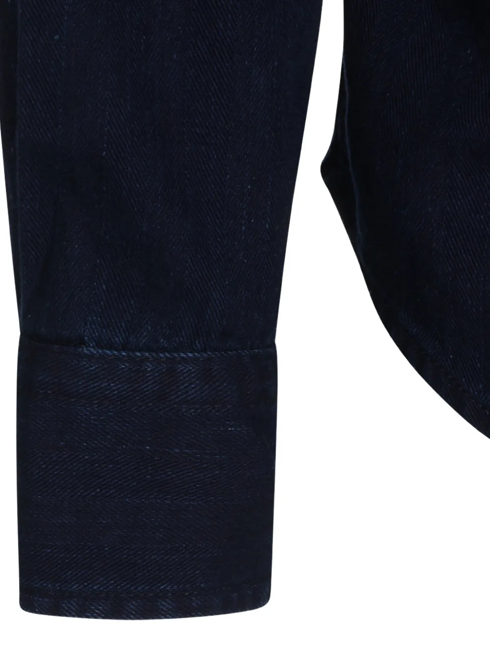 Jacob Cohën Overhemd met visgraatpatroon Blauw