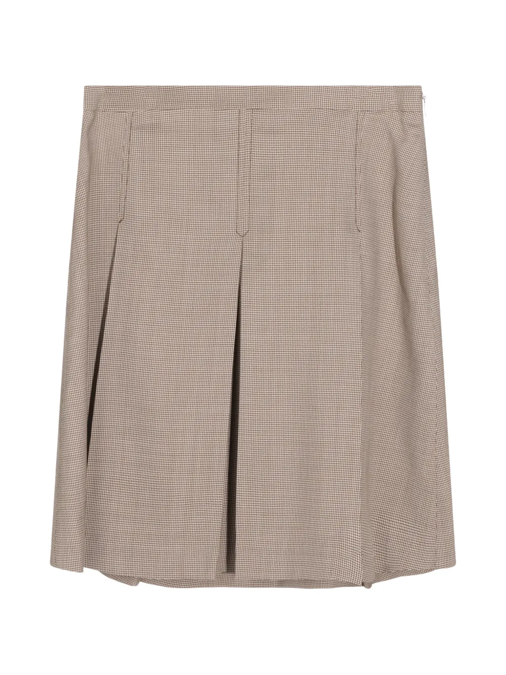 Gucci Kids Plooirok met Web-streep Beige