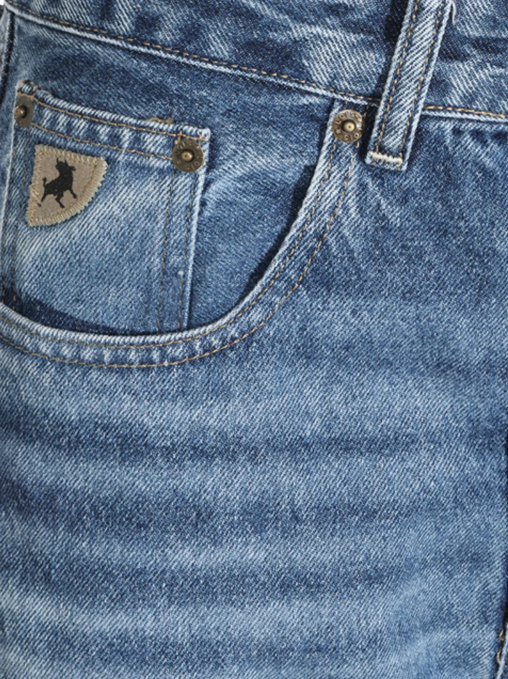 LOIS JEANS met franje afwerking Blauw