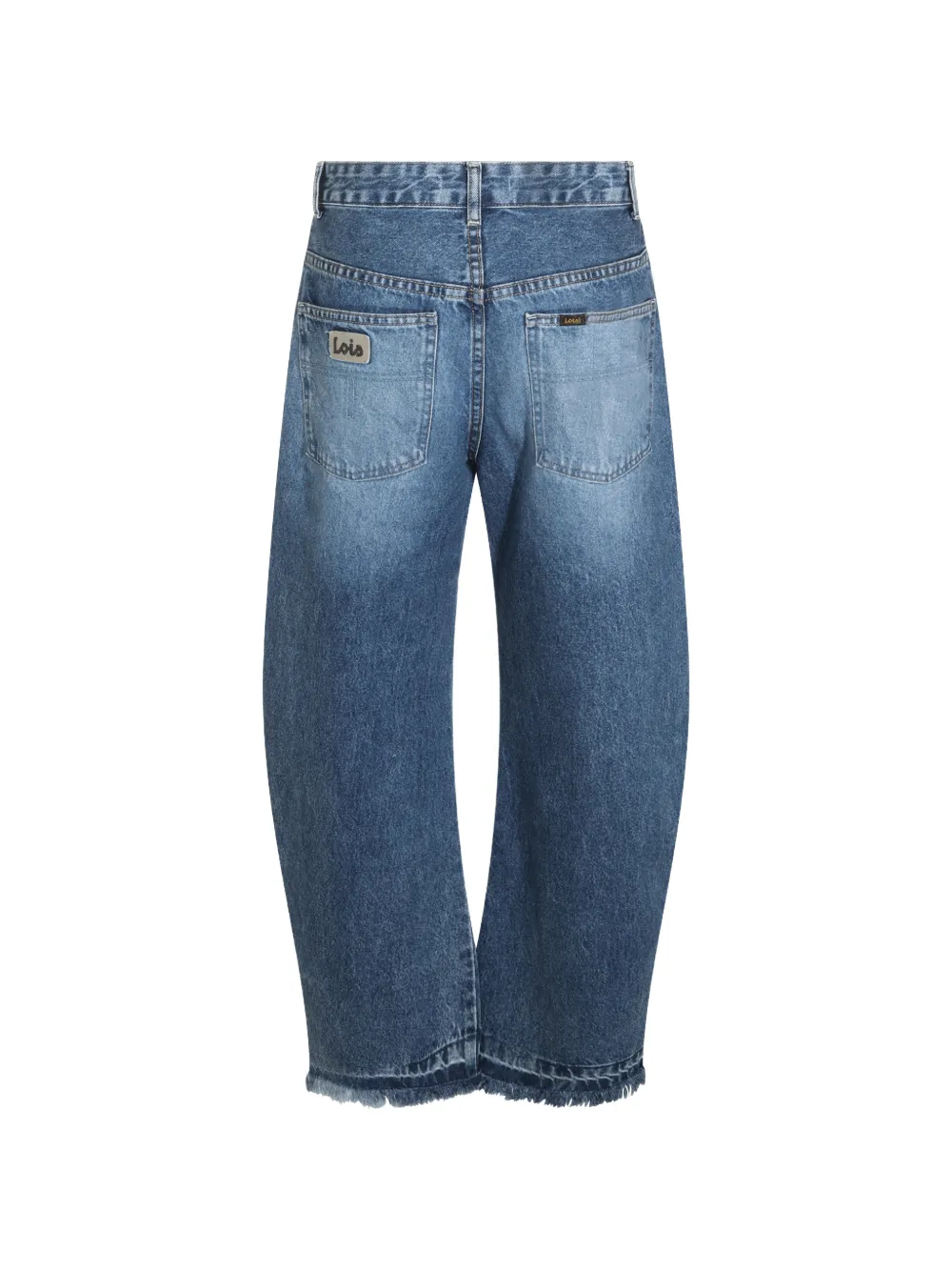 LOIS JEANS met franje afwerking Blauw