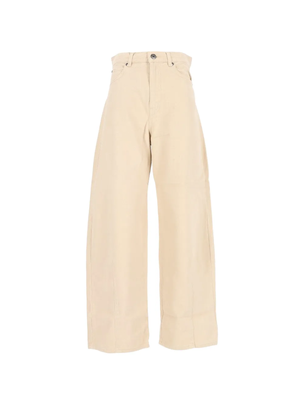 Weekend Max Mara Ordine wide-leg cotton-drill trousers