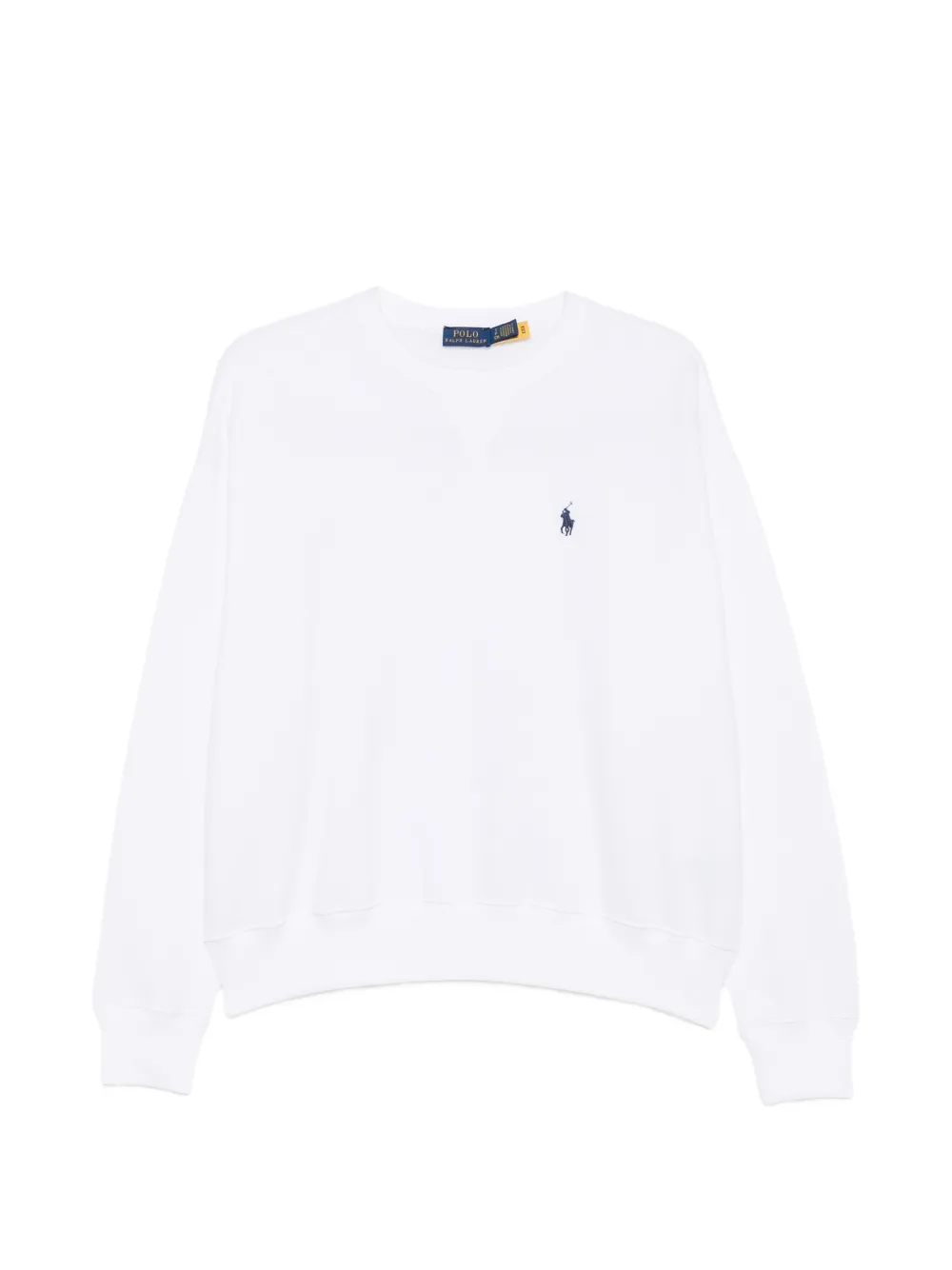Polo Ralph Lauren logo-embroidered sweatshirt - Bianco