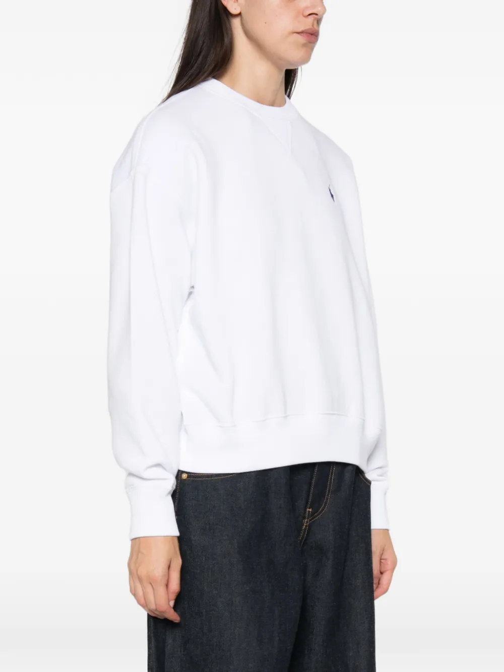 Polo Ralph Lauren Sweater met geborduurd logo Wit