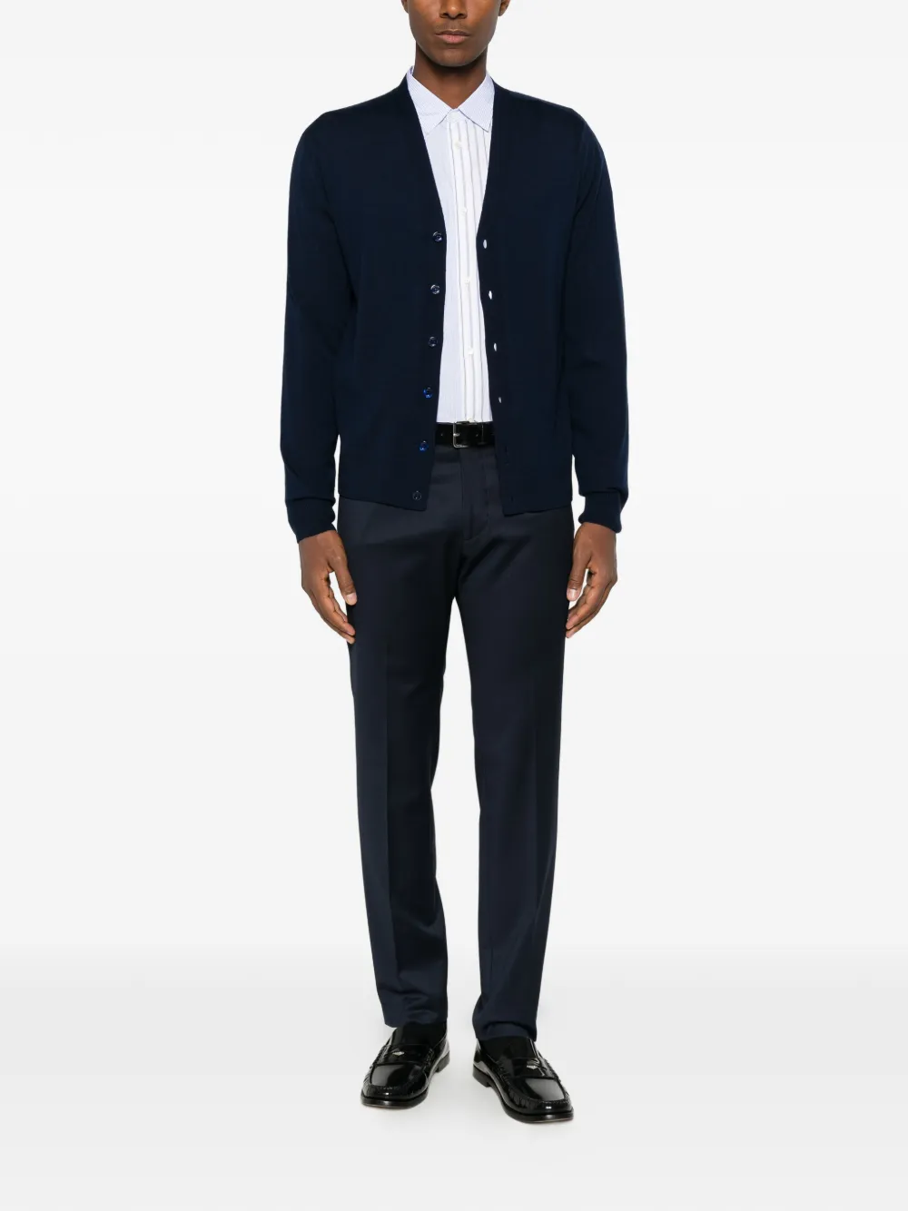 VELA SHOP Geplooide pantalon Blauw