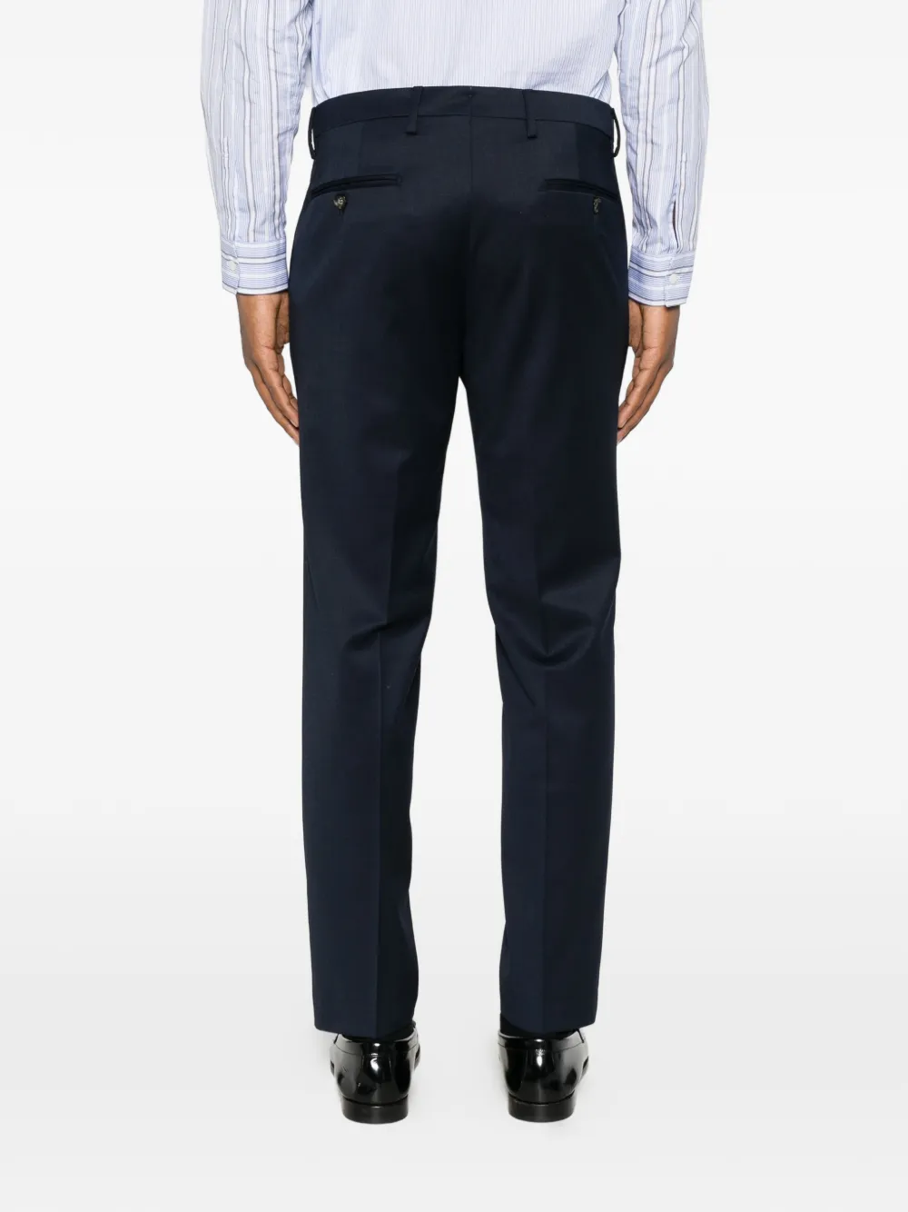 VELA SHOP Geplooide pantalon Blauw