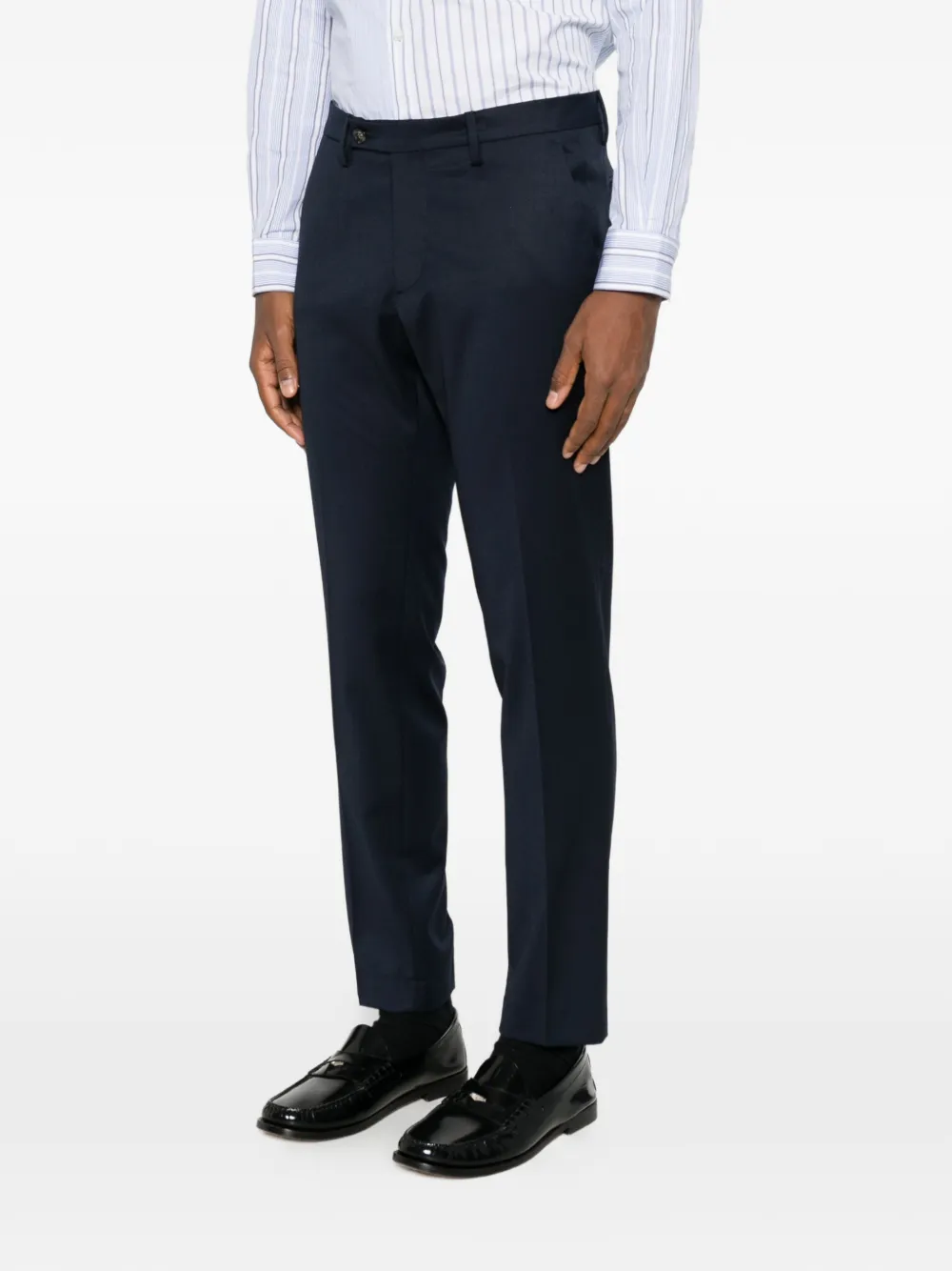 VELA SHOP Geplooide pantalon Blauw
