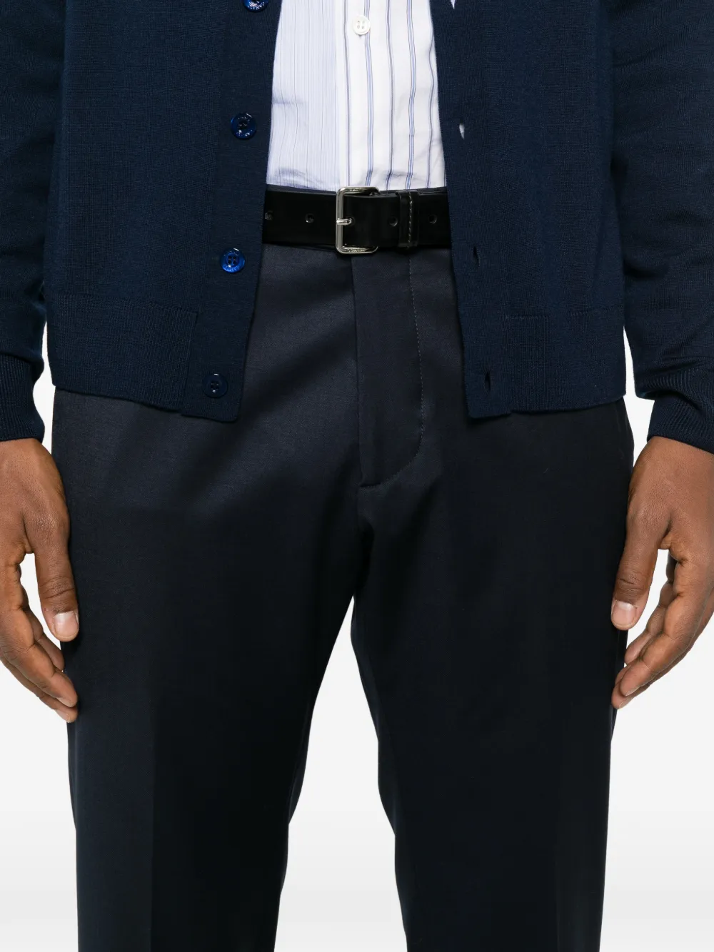 VELA SHOP Geplooide pantalon Blauw