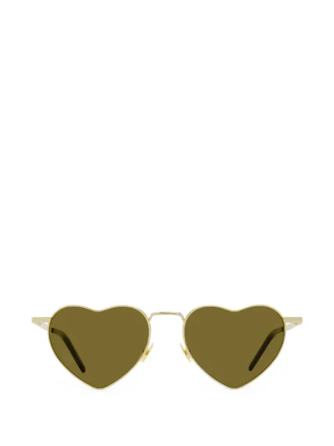 Saint Laurent Eyewear Loulou heart-frame sunglasses