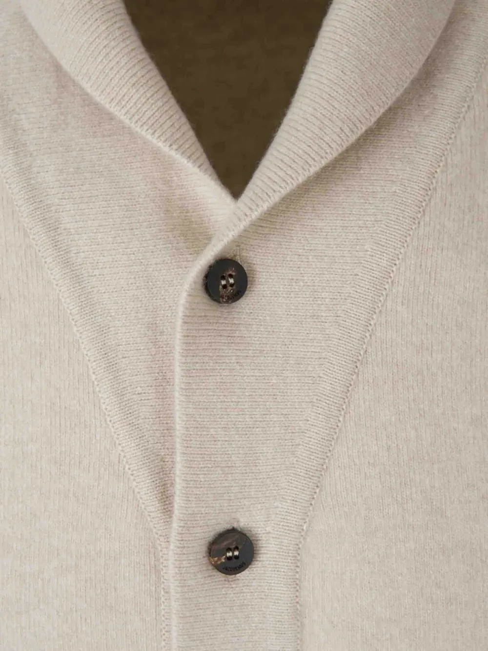 Jacquemus shawl-collar cardigan Beige
