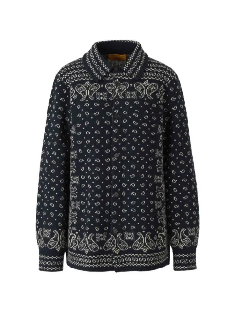 Guest In Residence paisley-print cashmere shirt
