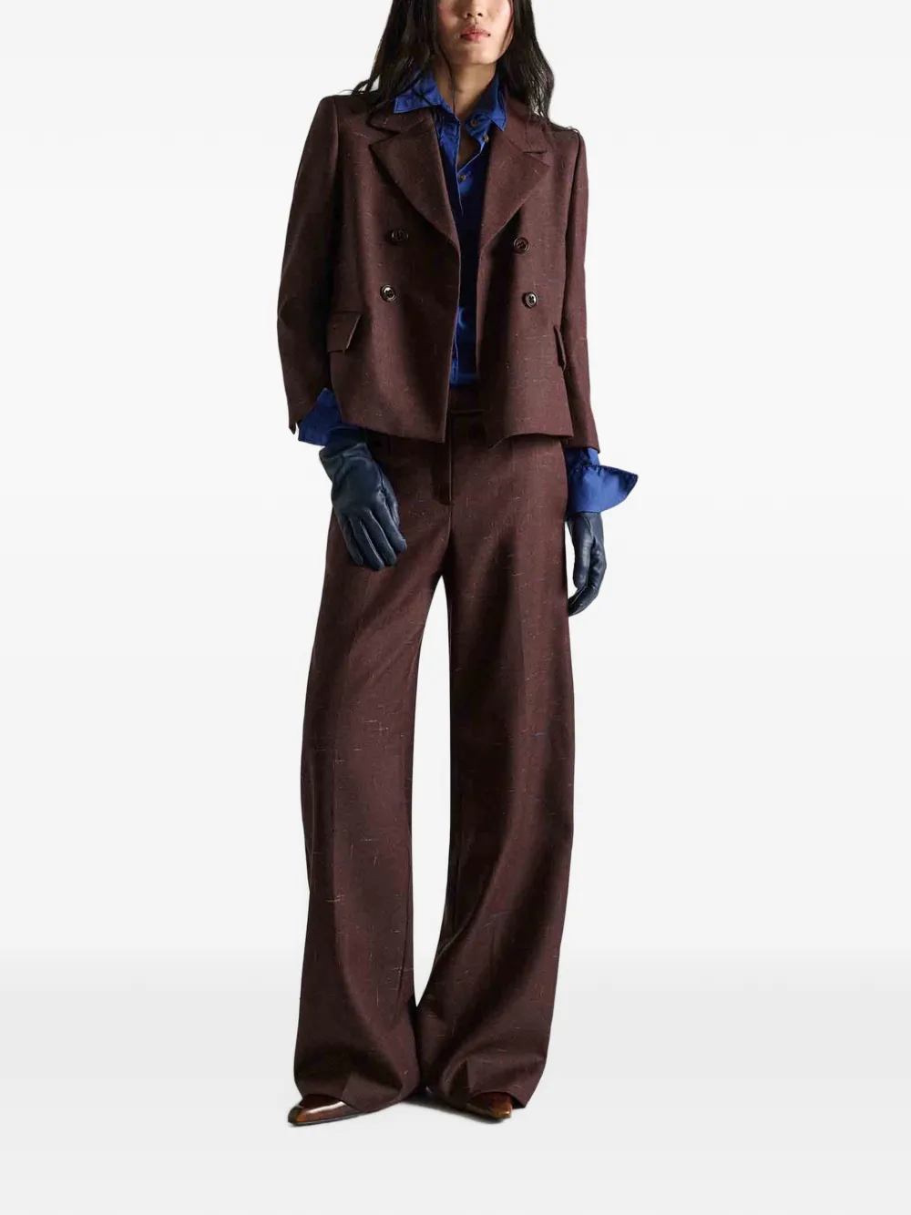 Dorothee Schumacher Blazer met dubbele rij knopen Bruin