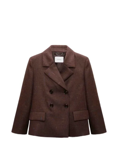Dorothee Schumacher blazer de tweed con doble botonadura