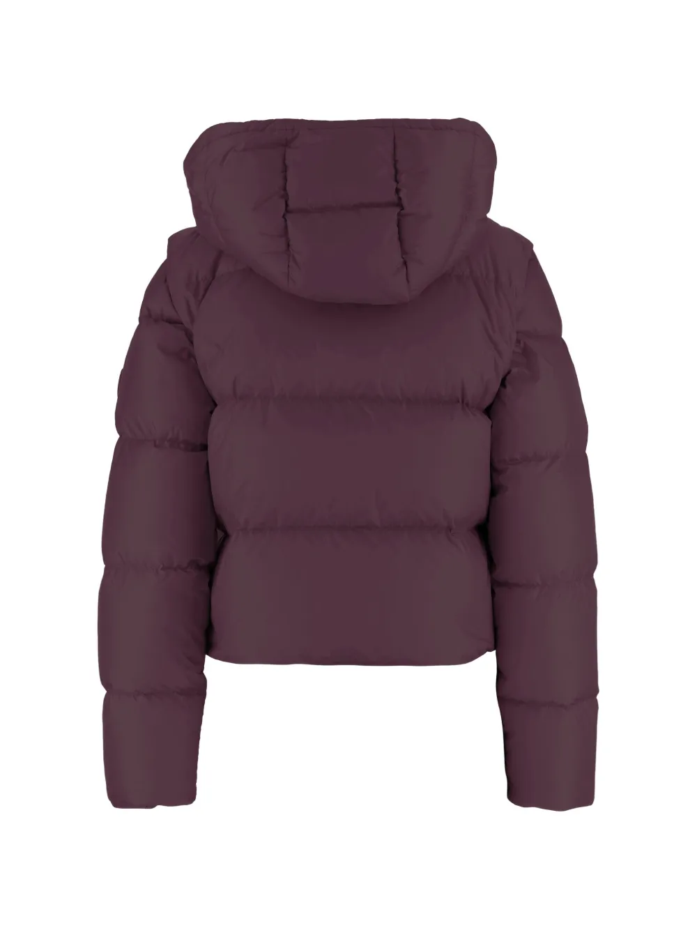 Burberry Langdale nylon donsjack met afneembare mouwen Rood