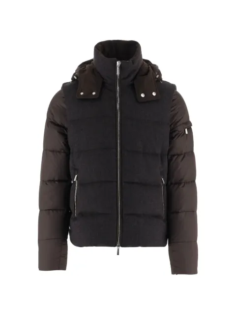 Moorer Casciano hooded padded jacket