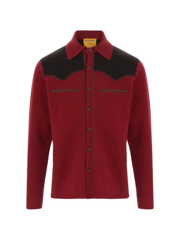 Guest In Residence Button Up! Shirt in Red