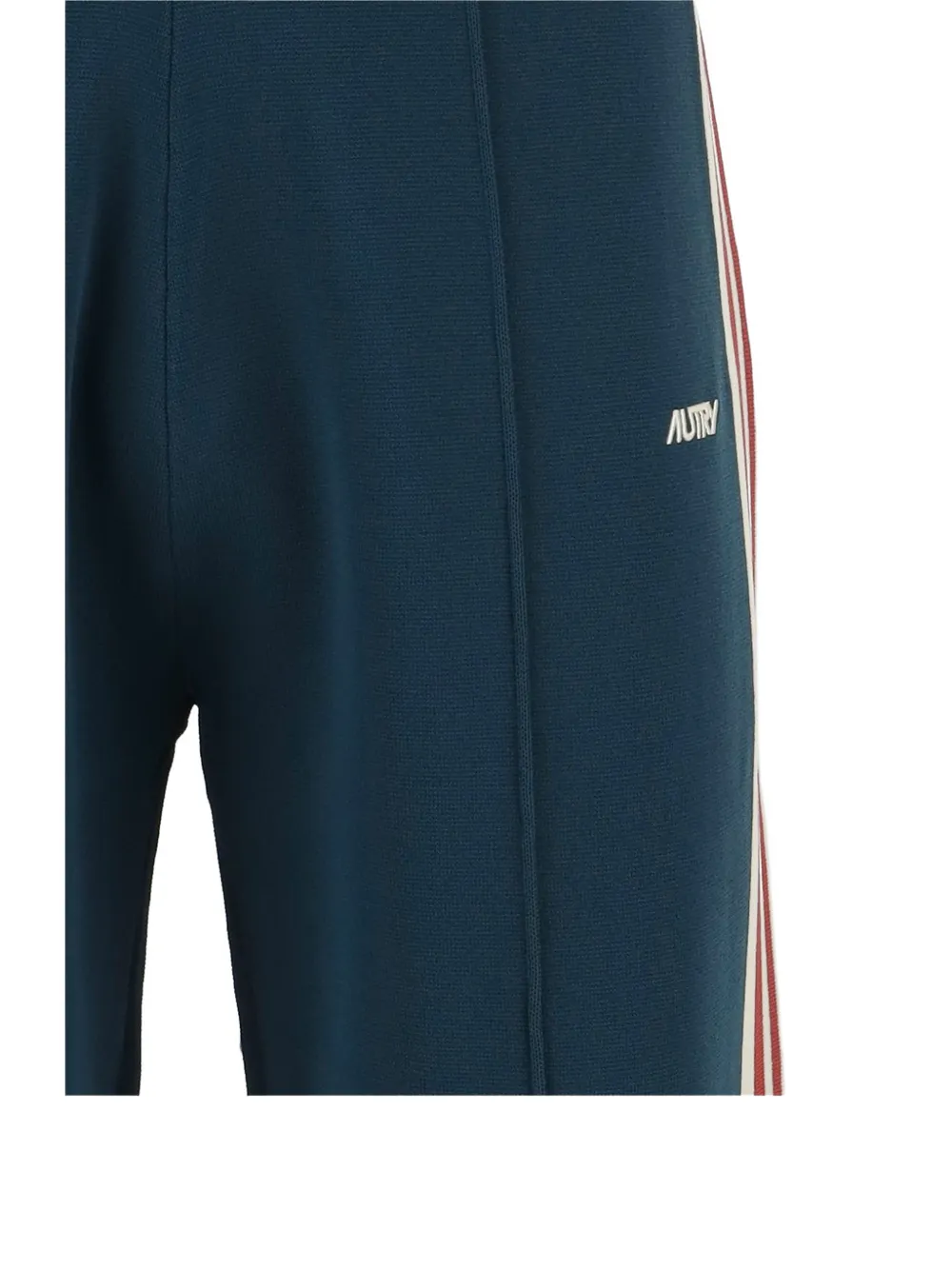 Autry Trainingsbroek met gestreepte afwerking en geborduurd logo Blauw