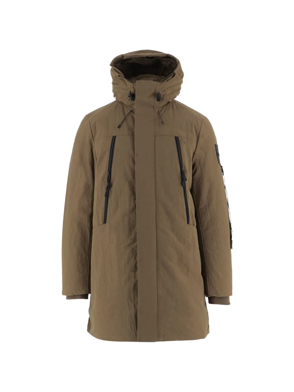 OUTHERE hooded zip-up coat