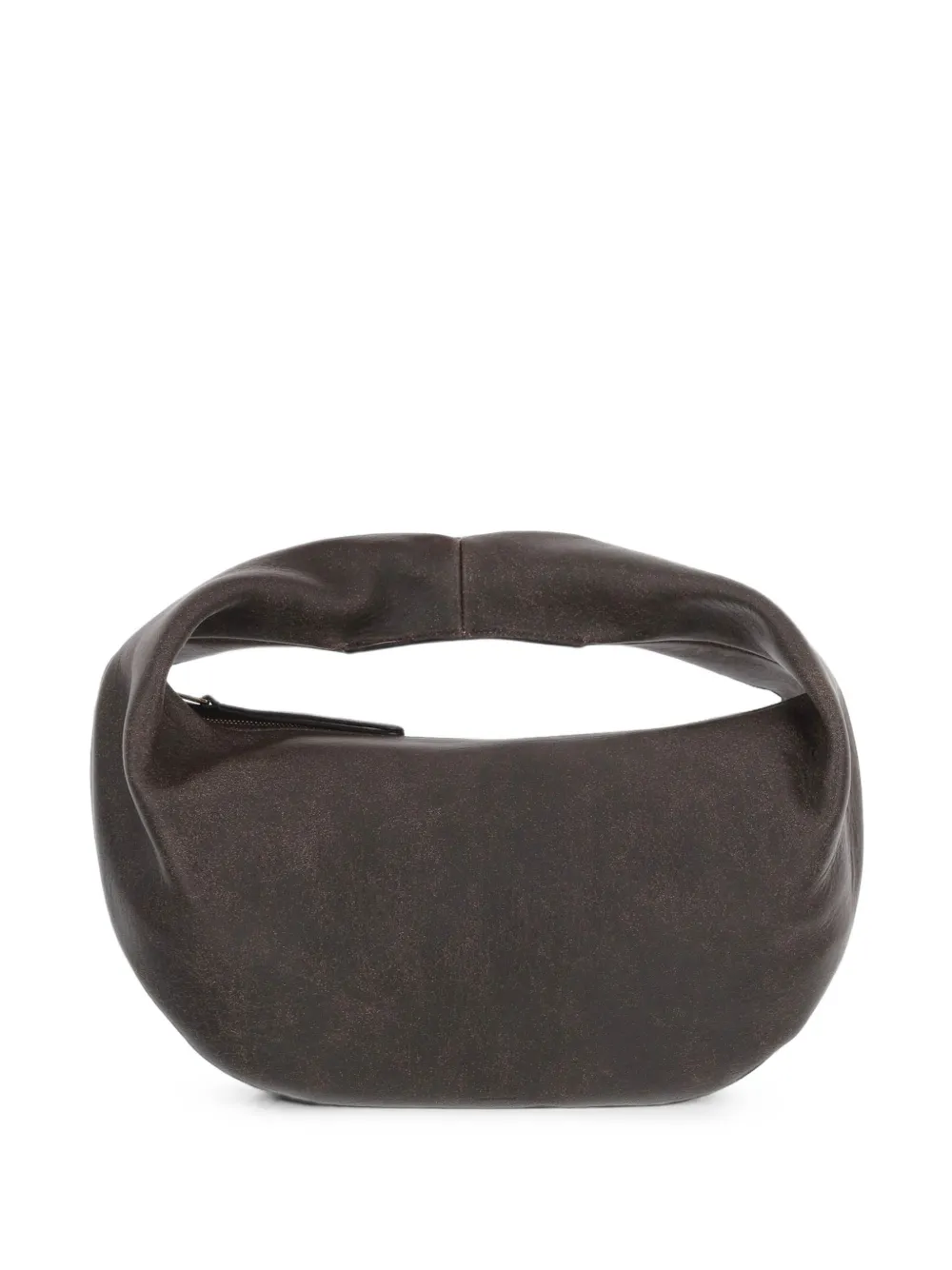 Khaite Leather Shoulder Bag In Brown
