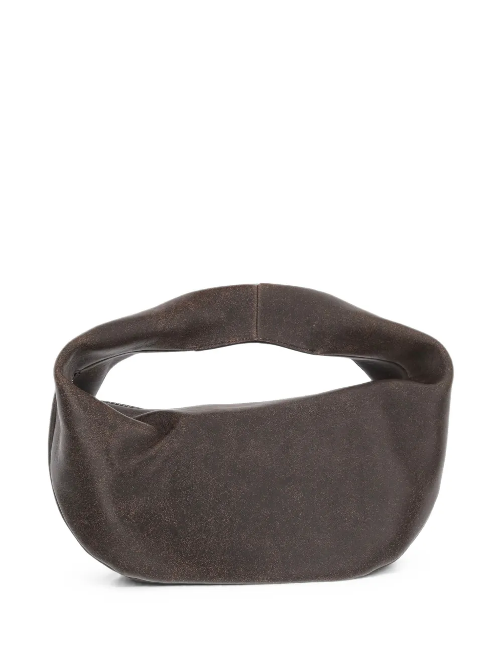 KHAITE leather shoulder bag Bruin