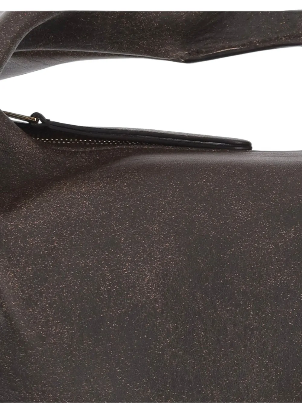 KHAITE leather shoulder bag Bruin