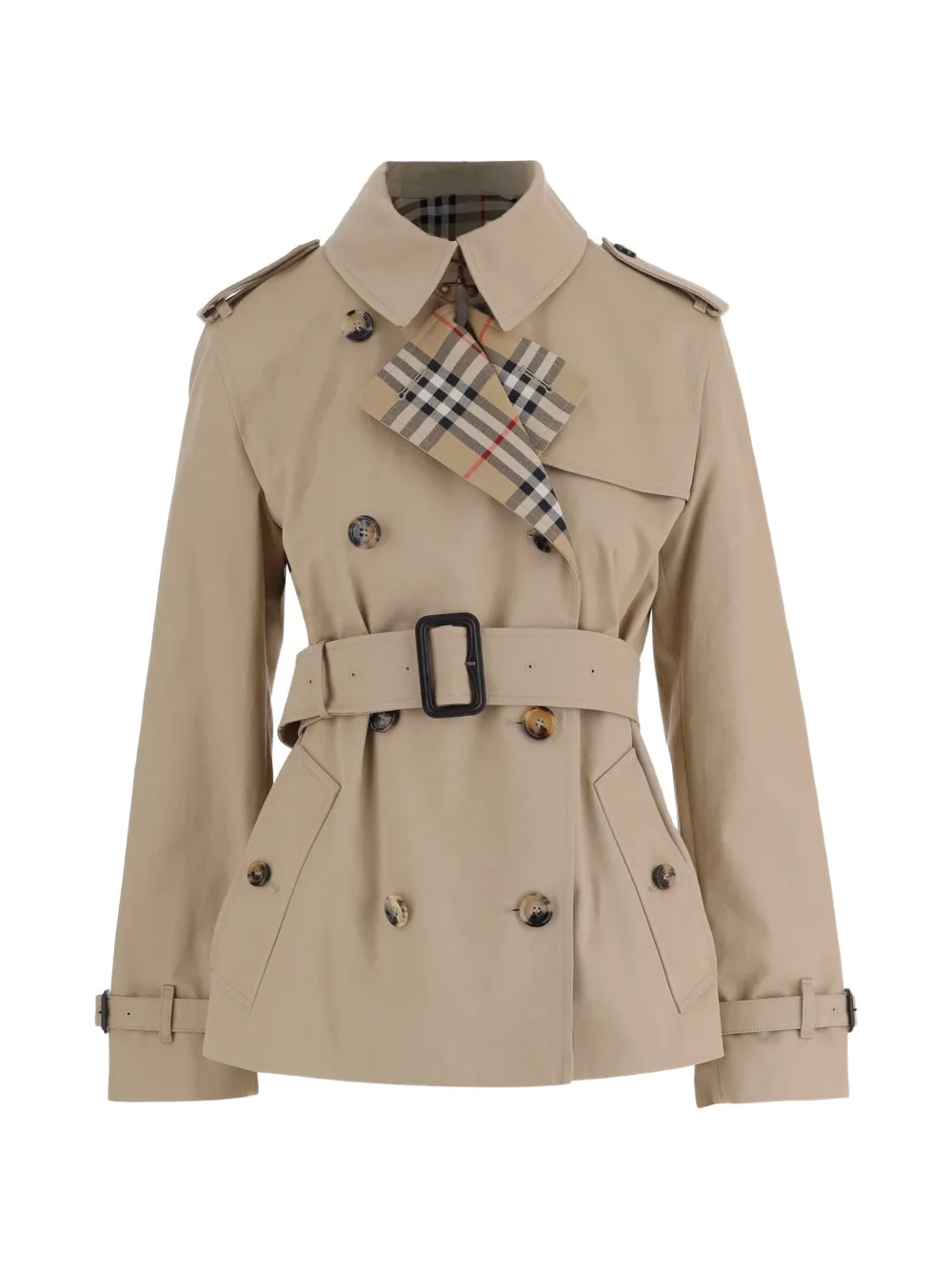Burberry garbardine Lakefield trench jacket - Toni neutri