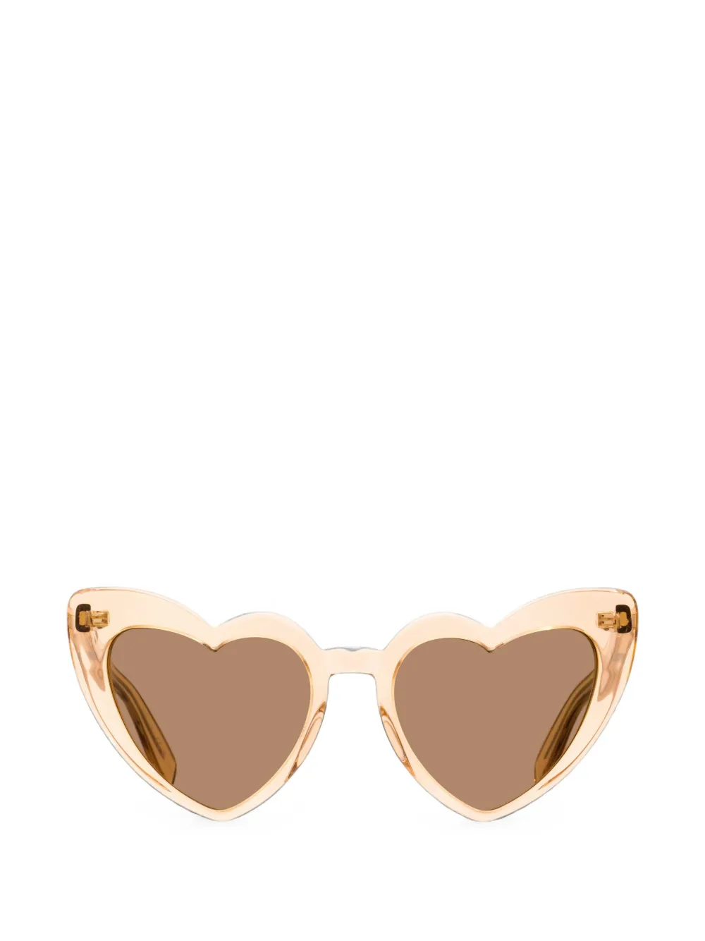 Saint Laurent Eyewear Loulou heart-frame sunglasses · One Size