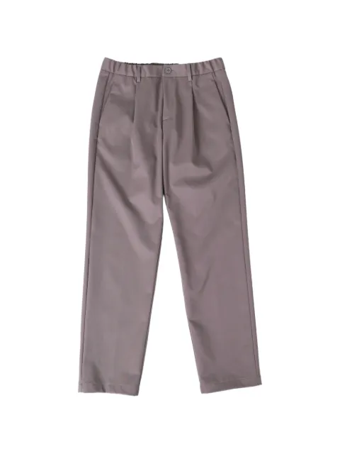 Herno pleated elasticated-waistband trousers