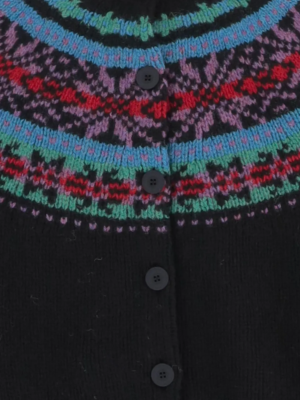 Howlin' Magic Waves Fair Isle vest Zwart