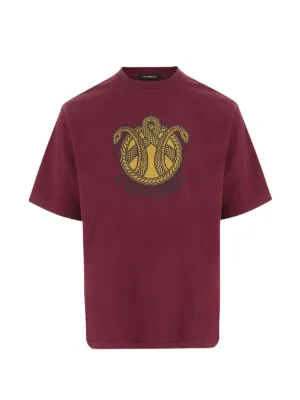 Maison Margiela Cotton Numerical T-shirt | Red | FARFETCH