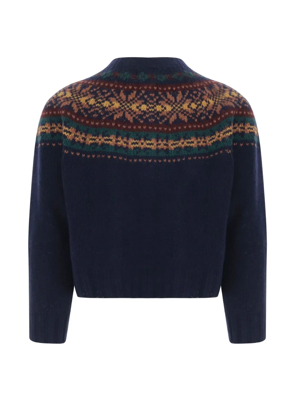 Howlin' Fair Isle gebreid vest Blauw