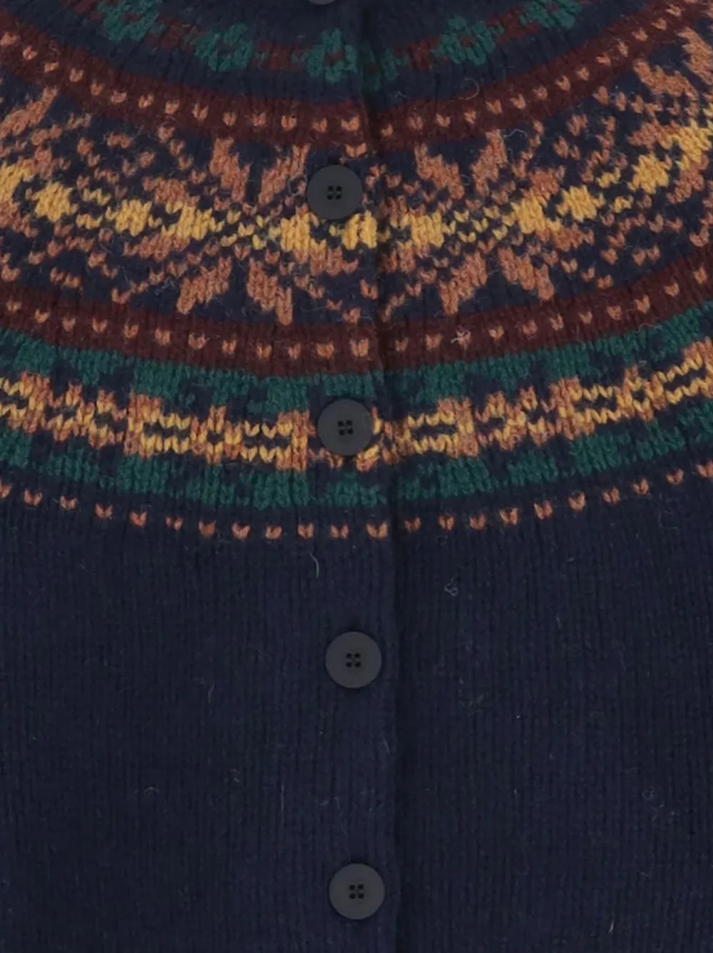 Howlin' Fair Isle gebreid vest Blauw