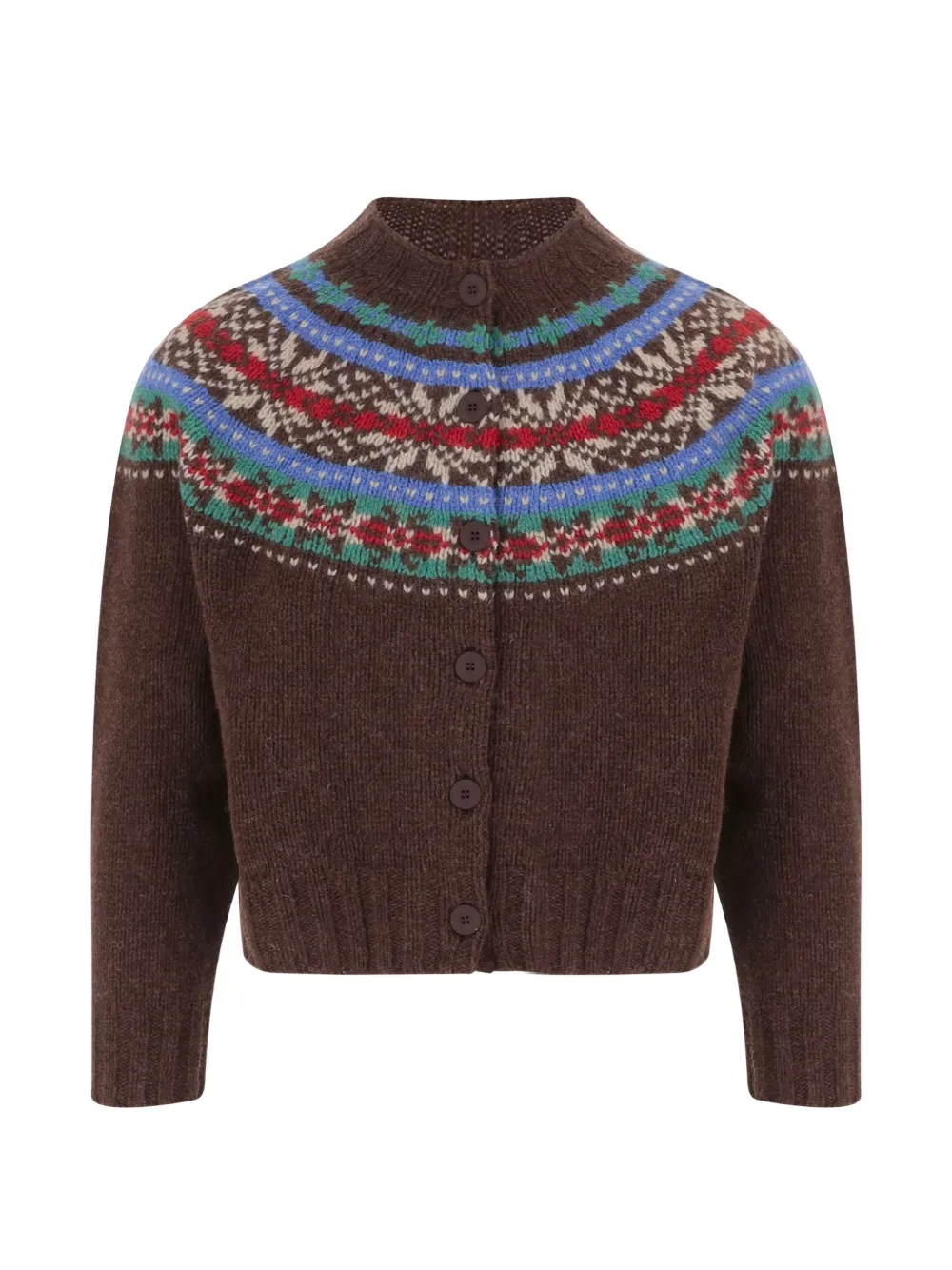 Howlin' Fair Isle virgin wool cardigan