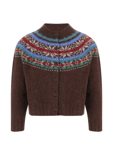 Howlin' Fair Isle virgin wool cardigan