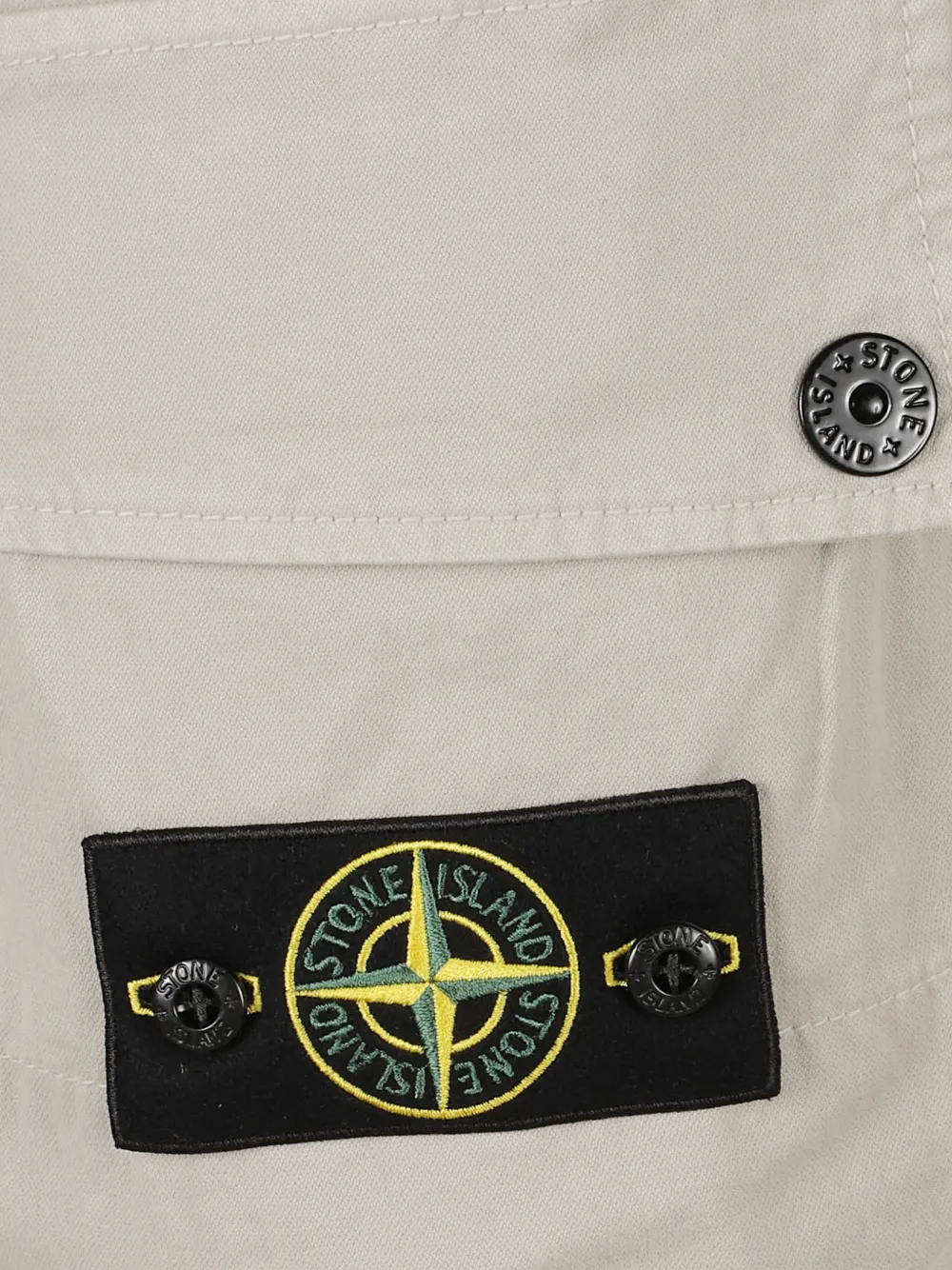 Stone Island 3100034 slim-fit cargo broek met ritszakken Beige