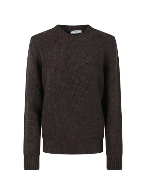 Prada wool and cashmere crew-neck sweater