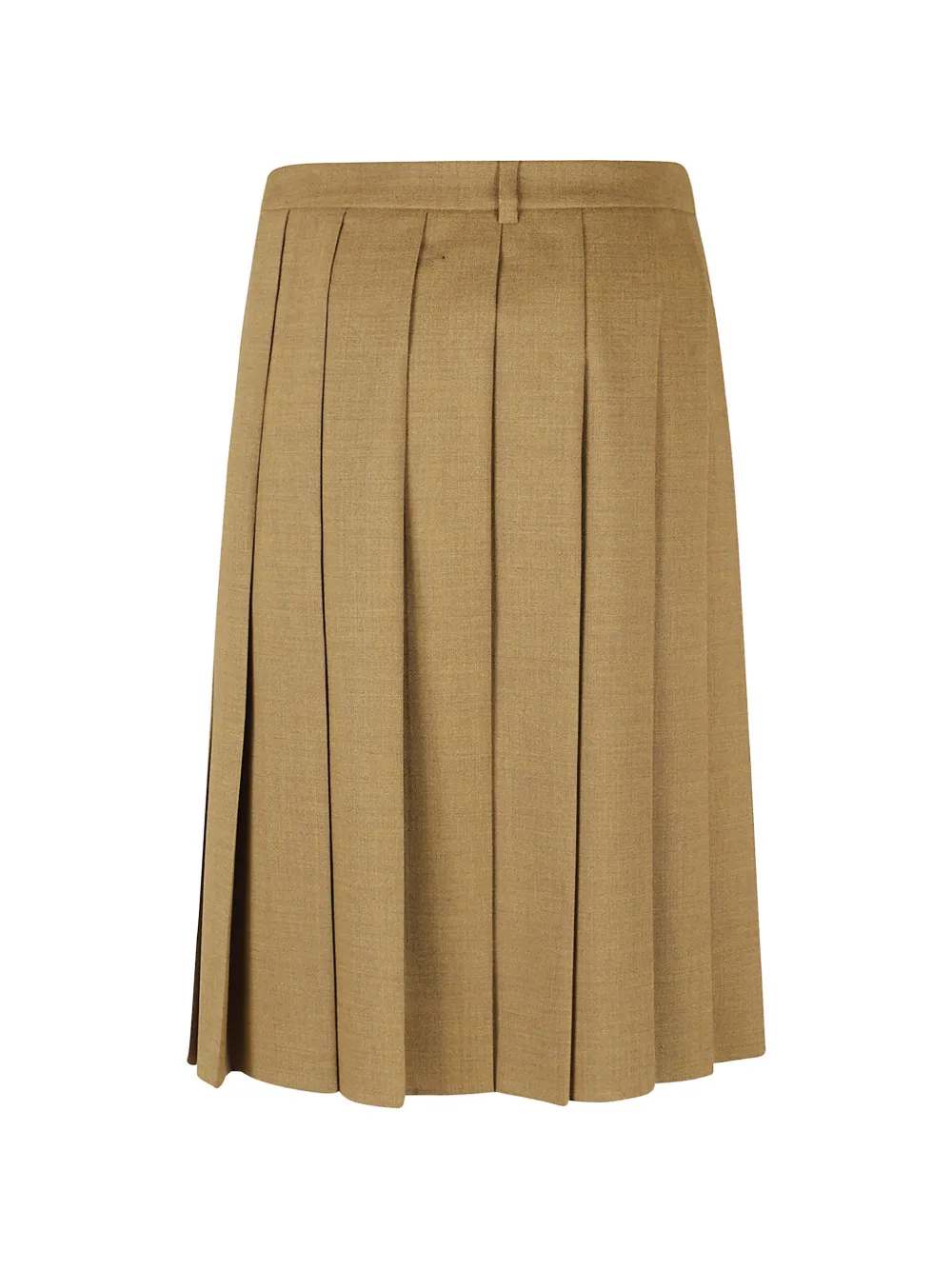 Prada Hopsack midi-rok Beige